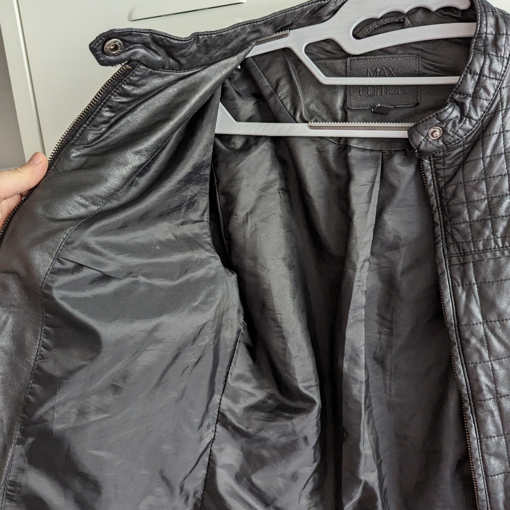 Max Edition Faux Leather Jacket - Picture 6 of 7